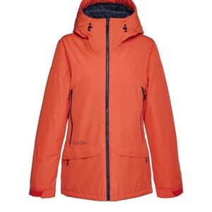 Flylow Sarah Women's Mars Orange Ski Jacket. Size Large.